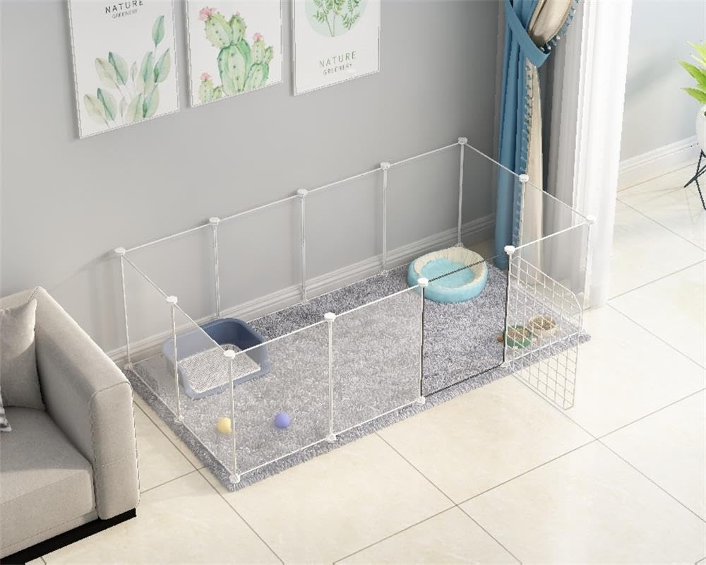 Amazon | ペットフェンス ペットサークル ドア付き 室内 屋外 置くだけ